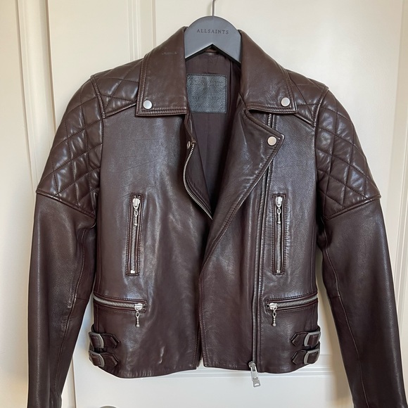 All Saints Armstead Biker Jacket - Picture 7 of 14